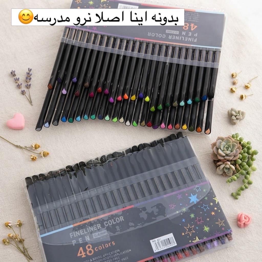 خودکار ۴۸رنگ نوک نمدی
