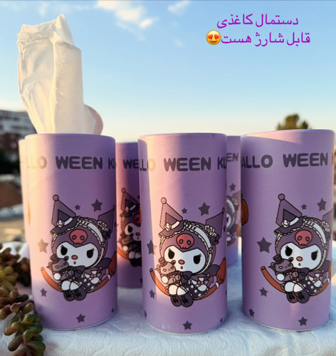 دستمال کاغذی رومیزی طرح کرومی
